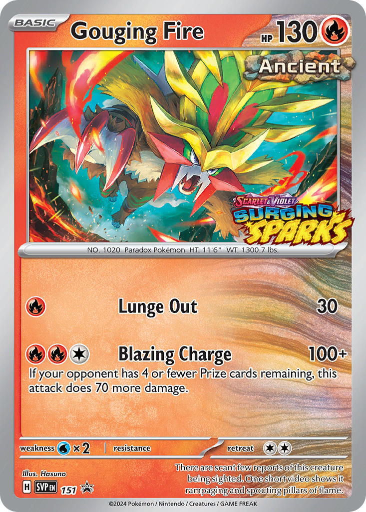 Gouging Fire (151) [Scarlet & Violet: Black Star Promos] - Pokémon - Card Brawlers | Quebec | Canada |