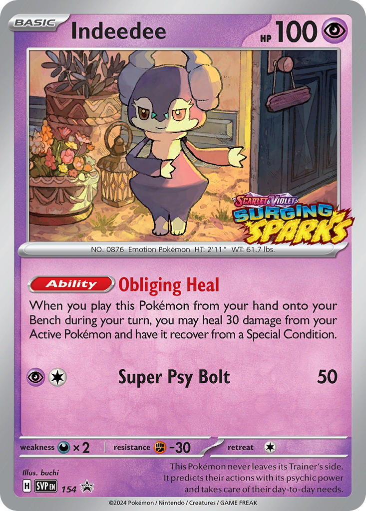 Indeedee (154) [Scarlet & Violet: Black Star Promos] - Pokémon - Card Brawlers | Quebec | Canada |