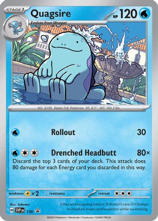 Quagsire (156) [Scarlet & Violet: Black Star Promos] - Pokémon - Card Brawlers | Quebec | Canada |