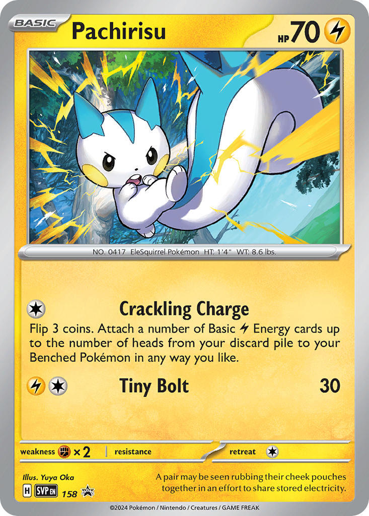 Pachirisu (158) [Scarlet & Violet: Black Star Promos] - Pokémon - Card Brawlers | Quebec | Canada |