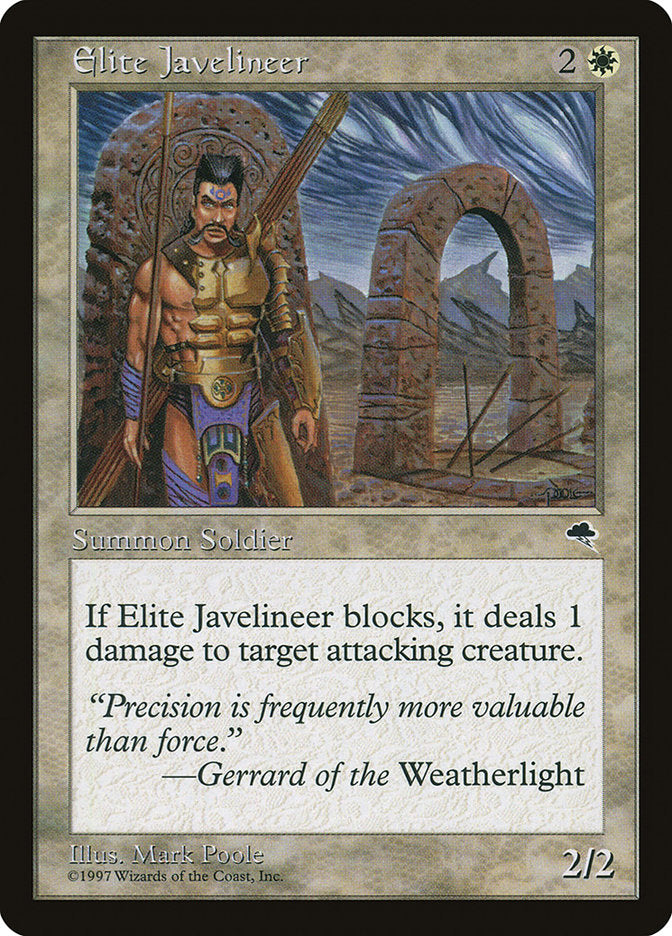 Elite Javelineer [Tempest] - Magic: The Gathering - Card Brawlers | Quebec | Canada |