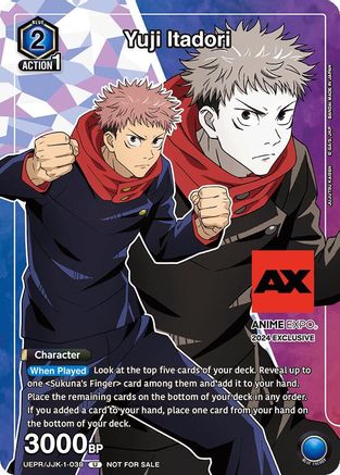 Yuji Itadori (Anime Expo 2024) (UEPR/JJK-1-038) - Union Arena Promotion Cards Foil - Union Arena Promotion Cards - Card Brawlers | Quebec | Canada |