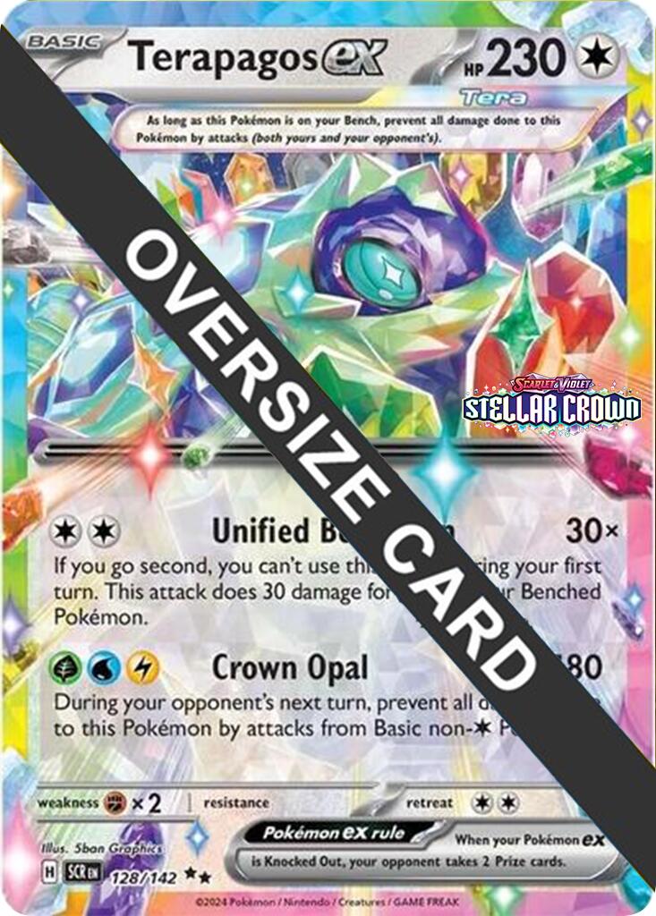 Terapagos ex (128/142) (Jumbo Card) [Scarlet & Violet: Black Star Promos] - Pokémon - Card Brawlers | Quebec | Canada |