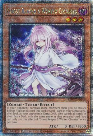 Ghost Reaper & Winter Cherries (Alternate Art) (Quarter Century Secret Rare) [RA03-EN014] Quarter Century Secret Rare - Yu-Gi-Oh! - Card Brawlers | Quebec | Canada |