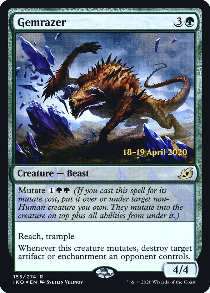 Gemrazer [Ikoria: Lair of Behemoths Prerelease Promos] - Magic: The Gathering - Card Brawlers | Quebec | Canada |