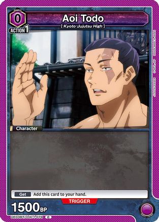 Aoi Todo (079) (Box Topper Foil) (UE03BT/JJK-1-079) - UE03BT Jujutsu Kaisen Foil - UE03BT: Jujutsu Kaisen - Card Brawlers | Quebec | Canada |
