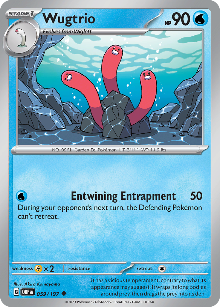 Wugtrio (059/197) [Scarlet & Violet: Obsidian Flames] - Pokémon - Card Brawlers | Quebec | Canada |