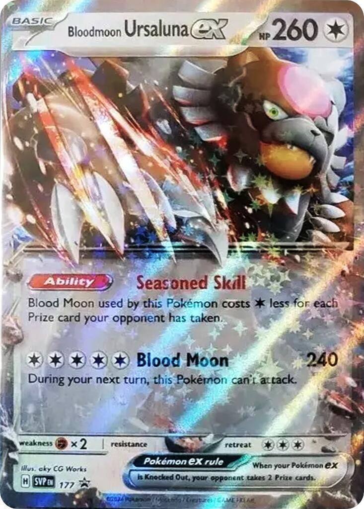 Bloodmoon Ursaluna ex (177) [Scarlet & Violet: Black Star Promos] - Pokémon - Card Brawlers | Quebec | Canada |