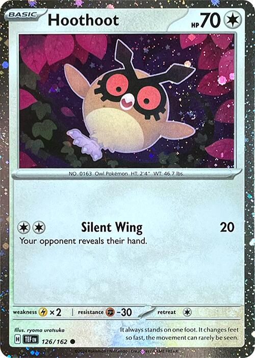Hoothoot (126/162) (Cosmos Holo) [Scarlet & Violet: Black Star Promos] - Pokémon - Card Brawlers | Quebec | Canada |