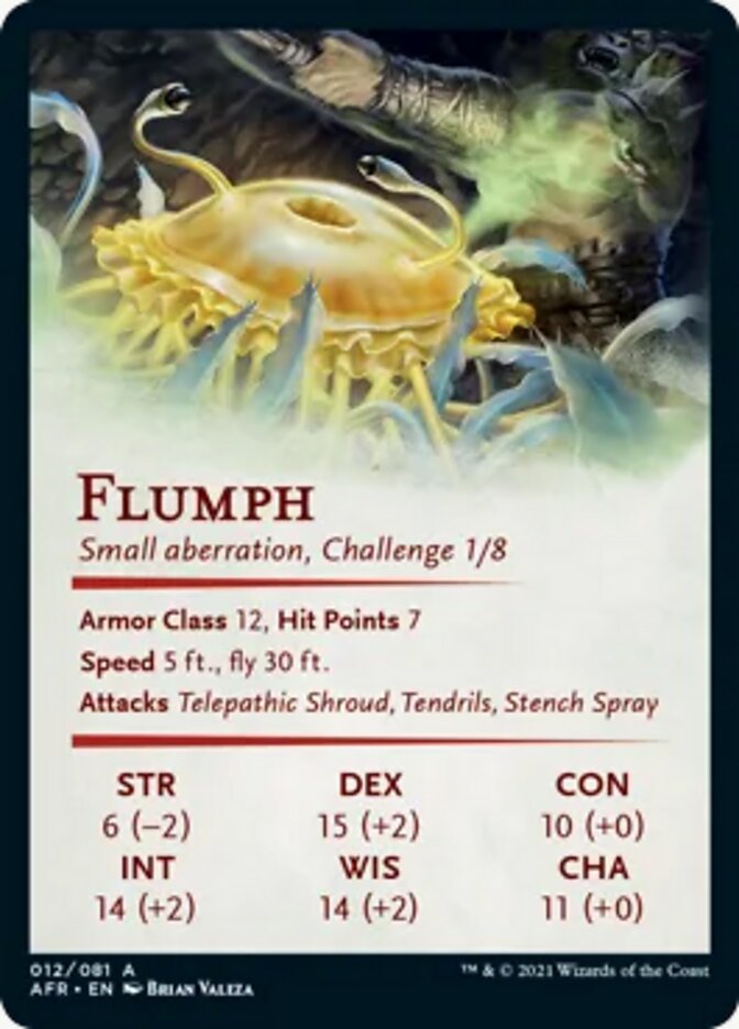 Flumph Art Card [Dungeons & Dragons: Adventures in the Forgotten Realms Art Series] - Magic: The Gathering - Card Brawlers | Quebec | Canada |