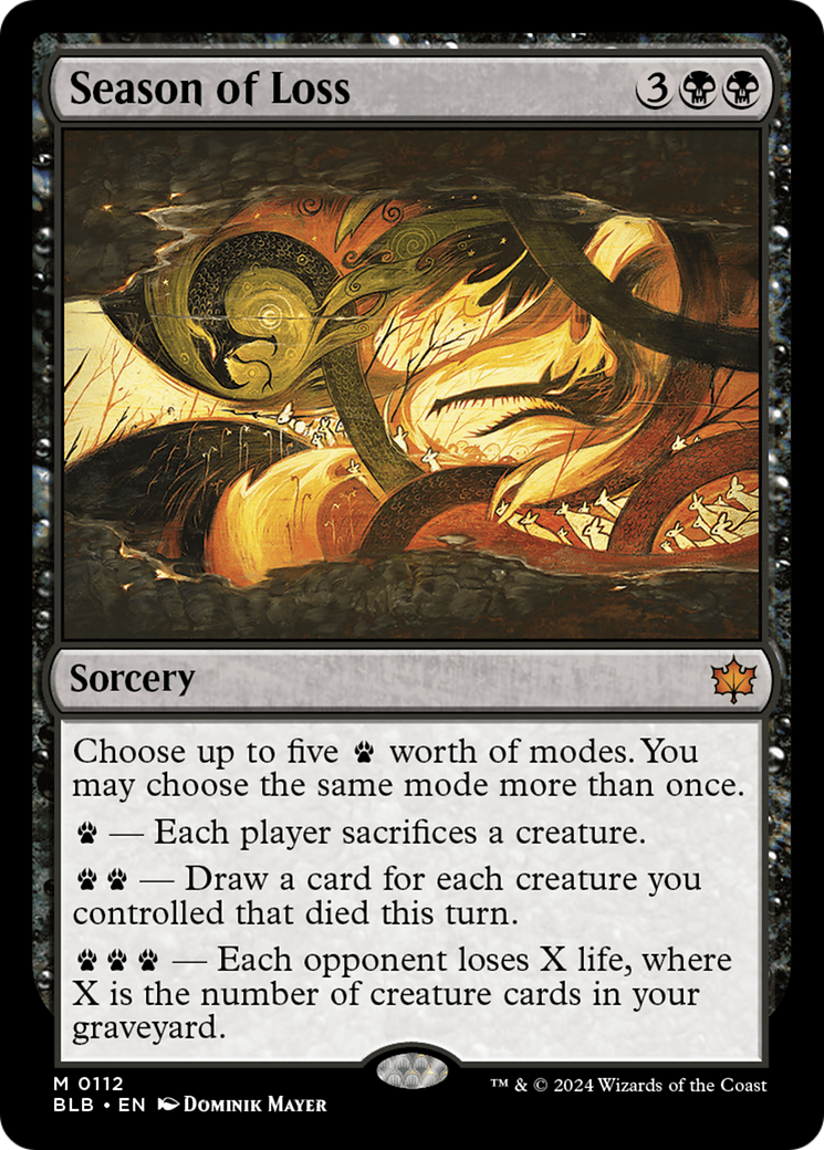 Season of Loss [Bloomburrow] - Magic: The Gathering - Card Brawlers | Quebec | Canada |