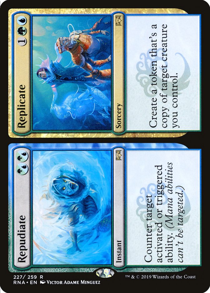 Repudiate // Replicate [Ravnica Allegiance] - Magic: The Gathering - Card Brawlers | Quebec | Canada |