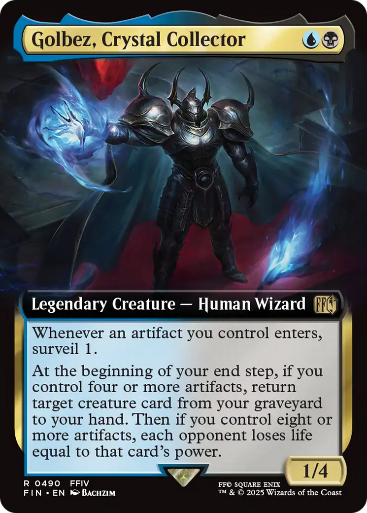 Golbez, Crystal Collector (Extended Art) [FINAL FANTASY] - Magic: The Gathering - Card Brawlers | Quebec | Canada |