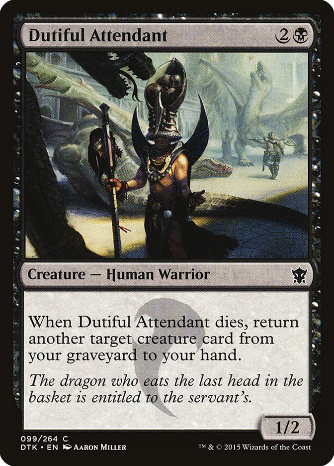 Dutiful Attendant [Dragons of Tarkir] - Magic: The Gathering - Card Brawlers | Quebec | Canada |