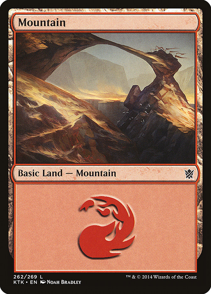 Mountain (262) [Khans of Tarkir] - Magic: The Gathering - Card Brawlers | Quebec | Canada |