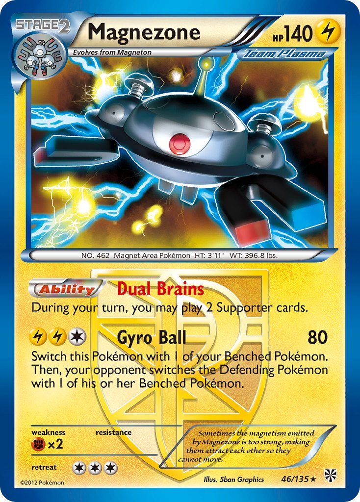Magnezone (46/135) (Theme Deck Exclusive) [Black & White: Plasma Storm] - Pokémon - Card Brawlers | Quebec | Canada |