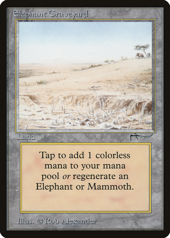 Elephant Graveyard [Arabian Nights] - Magic: The Gathering - Card Brawlers | Quebec | Canada |