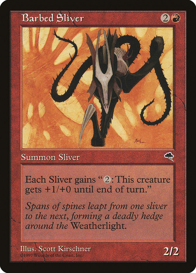 Barbed Sliver [Tempest] - Magic: The Gathering - Card Brawlers | Quebec | Canada |