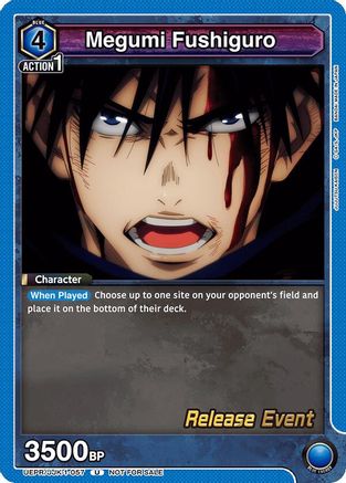 Megumi Fushiguro (057) (UEPR/JJK-1-057) - UE03BT Jujutsu Kaisen Release Event Cards - UE03BT: Jujutsu Kaisen Release Event Cards - Card Brawlers | Quebec | Canada |