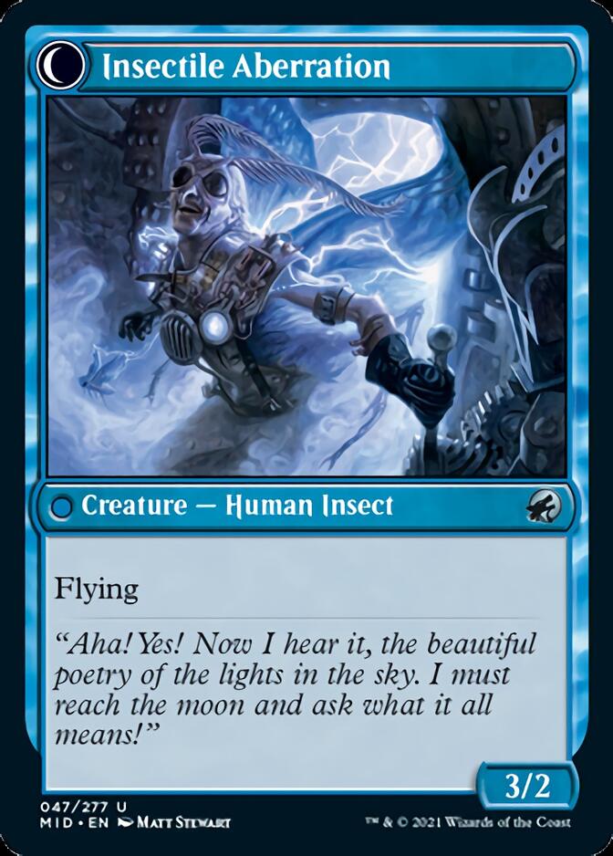 Delver of Secrets // Insectile Aberration [Innistrad: Midnight Hunt] - Magic: The Gathering - Card Brawlers | Quebec | Canada |