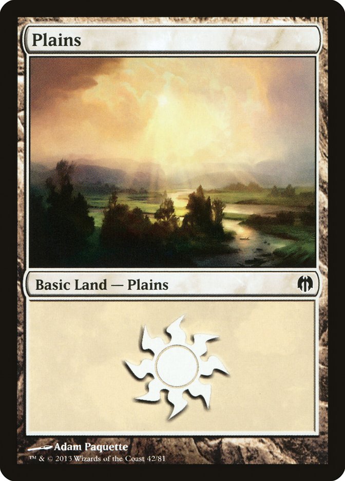 Plains (42) [Duel Decks: Heroes vs. Monsters] - Magic: The Gathering - Card Brawlers | Quebec | Canada |