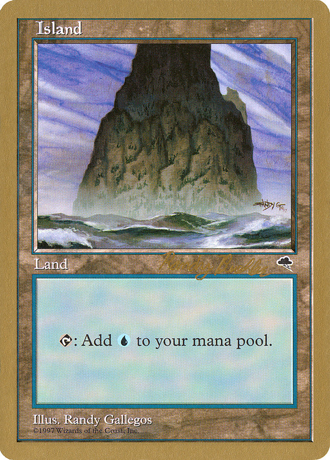 Island (rb337) (Randy Buehler) [World Championship Decks 1998] - Magic: The Gathering - Card Brawlers | Quebec | Canada |