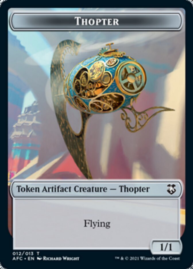 Thopter // Treasure Double-Sided Token [Dungeons & Dragons: Adventures in the Forgotten Realms Commander Tokens] - Magic: The Gathering - Card Brawlers | Quebec | Canada |