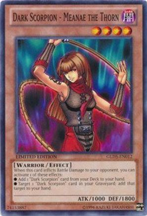 Dark Scorpion - Meanae the Thorn [GLD5-EN012] Common - Yu-Gi-Oh! - Card Brawlers | Quebec | Canada |