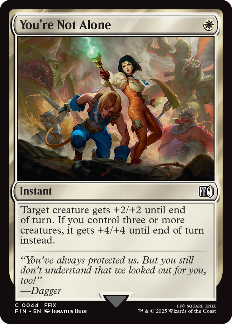 You're Not Alone [FINAL FANTASY] - Magic: The Gathering - Card Brawlers | Quebec | Canada |