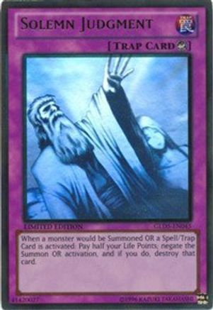 Solemn Judgment [GLD5-EN045] Ghost/Gold Rare - Yu-Gi-Oh! - Card Brawlers | Quebec | Canada |