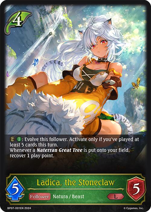Ladica, the Stoneclaw (BP07-001EN) [Verdant Steel] - Bushiroad - Card Brawlers | Quebec | Canada |