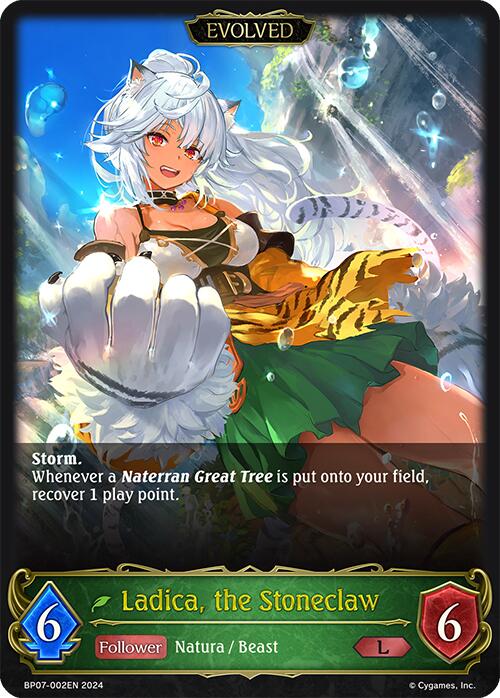 Ladica, the Stoneclaw (Evolved) (BP07-002EN) [Verdant Steel] - Bushiroad - Card Brawlers | Quebec | Canada |