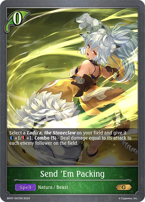 Send 'Em Packing (BP07-007EN) [Verdant Steel] - Bushiroad - Card Brawlers | Quebec | Canada |
