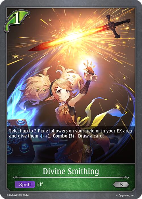 Divine Smithing (BP07-011EN) [Verdant Steel] - Bushiroad - Card Brawlers | Quebec | Canada |