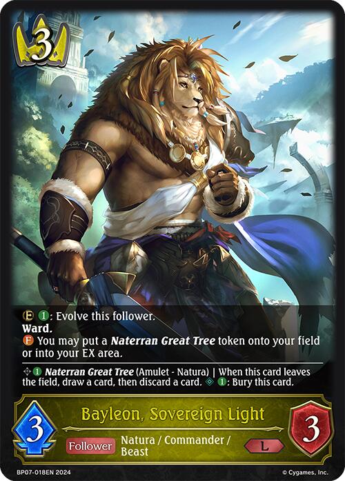Bayleon, Sovereign Light (BP07-018EN) [Verdant Steel] - Bushiroad - Card Brawlers | Quebec | Canada |
