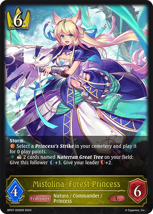 Mistolina, Forest Princess (BP07-020EN) [Verdant Steel] - Bushiroad - Card Brawlers | Quebec | Canada |