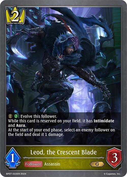 Leod, the Crescent Blade (BP07-022EN) [Verdant Steel] - Bushiroad - Card Brawlers | Quebec | Canada |