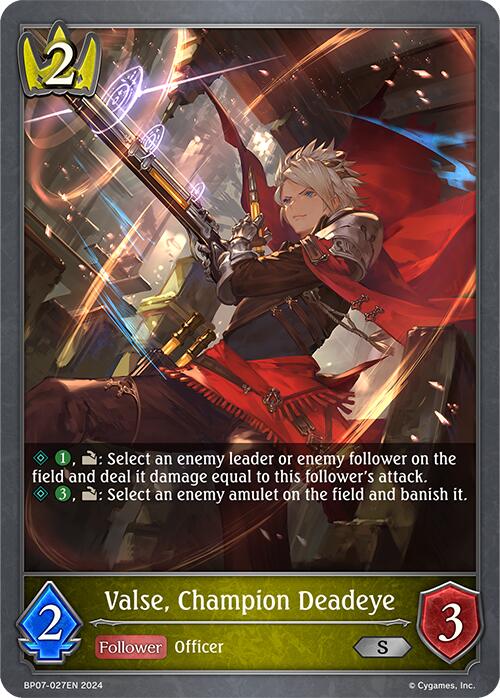 Valse, Champion Deadeye (BP07-027EN) [Verdant Steel] - Bushiroad - Card Brawlers | Quebec | Canada |
