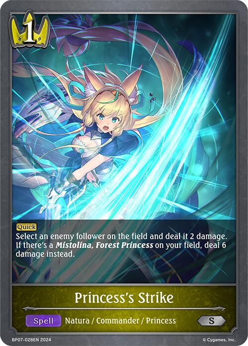 Princess's Strike (BP07-028EN) [Verdant Steel] - Bushiroad - Card Brawlers | Quebec | Canada |