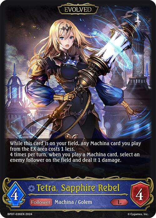 Tetra, Sapphire Rebel (Evolved) (BP07-036EN) [Verdant Steel] - Bushiroad - Card Brawlers | Quebec | Canada |
