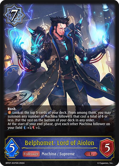 Belphomet, Lord of Aiolon (BP07-037EN) [Verdant Steel] - Bushiroad - Card Brawlers | Quebec | Canada |