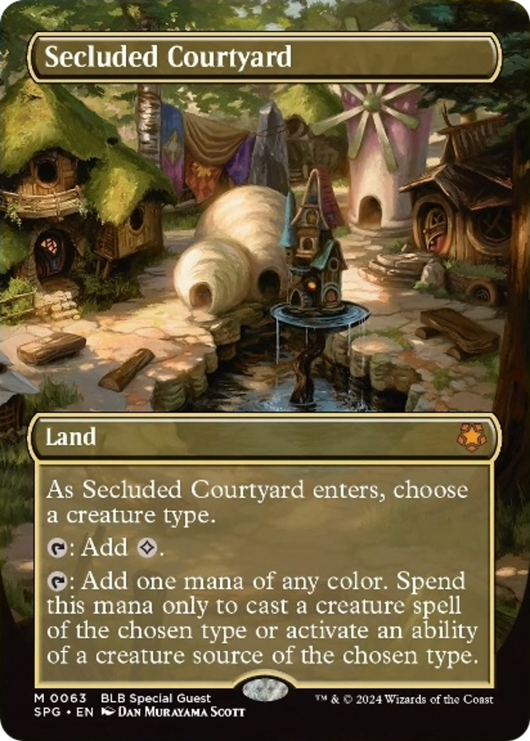 Secluded Courtyard (Borderless) [Bloomburrow Special Guests] - Magic: The Gathering - Card Brawlers | Quebec | Canada |