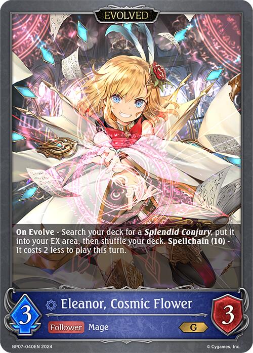 Eleanor, Cosmic Flower (Evolved) (BP07-040EN) [Verdant Steel] - Bushiroad - Card Brawlers | Quebec | Canada |