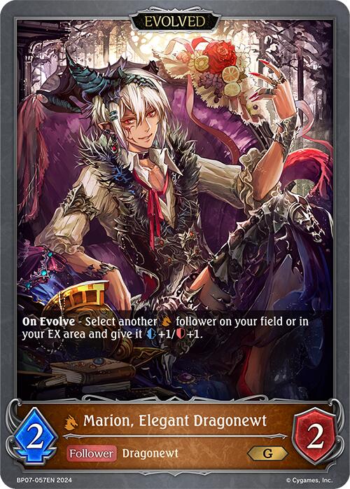 Marion, Elegant Dragonewt (Evolved) (BP07-057EN) [Verdant Steel] - Bushiroad - Card Brawlers | Quebec | Canada |