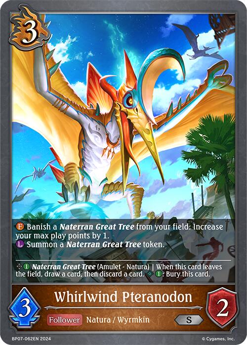Whirlwind Pteranodon (BP07-062EN) [Verdant Steel] - Bushiroad - Card Brawlers | Quebec | Canada |