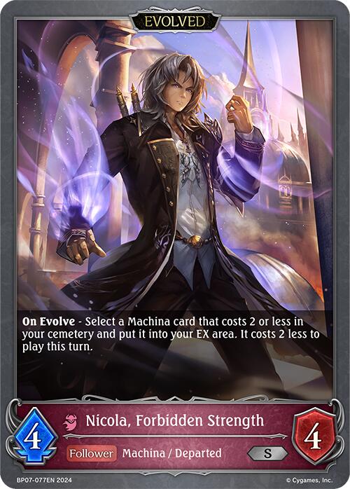 Nicola, Forbidden Strength (Evolved) (BP07-077EN) [Verdant Steel] - Bushiroad - Card Brawlers | Quebec | Canada |