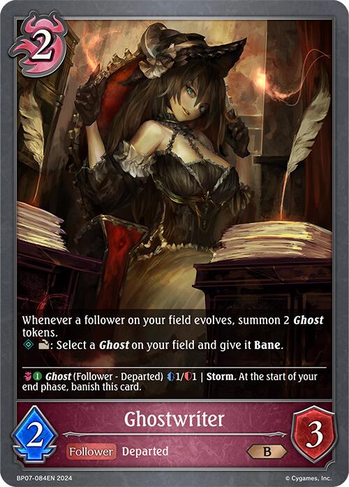 Ghostwriter (BP07-084EN) [Verdant Steel] - Bushiroad - Card Brawlers | Quebec | Canada |
