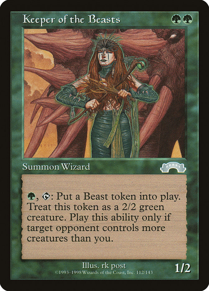 Keeper of the Beasts [Exodus] - Magic: The Gathering - Card Brawlers | Quebec | Canada |