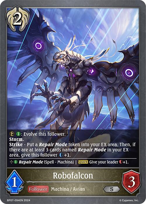 Robofalcon (BP07-094EN) [Verdant Steel] - Bushiroad - Card Brawlers | Quebec | Canada |