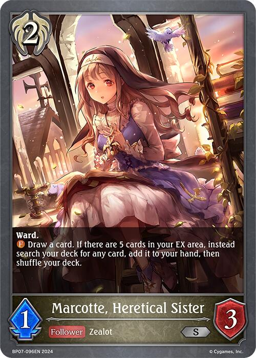 Marcotte, Heretical Sister (BP07-096EN) [Verdant Steel] - Bushiroad - Card Brawlers | Quebec | Canada |